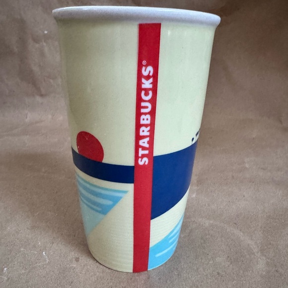 2017 Starbucks California Beach Collector Ceramic Travel Mug. 12oz - Picture 2 of 5